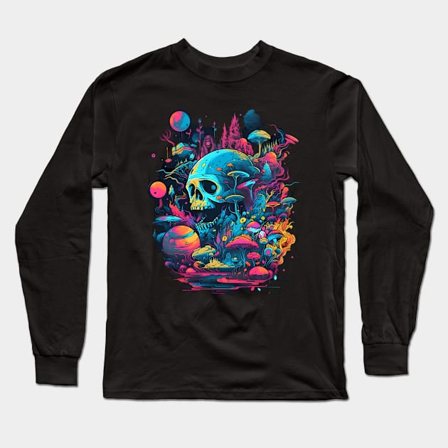 Follow me into the night Long Sleeve T-Shirt by Fluiid